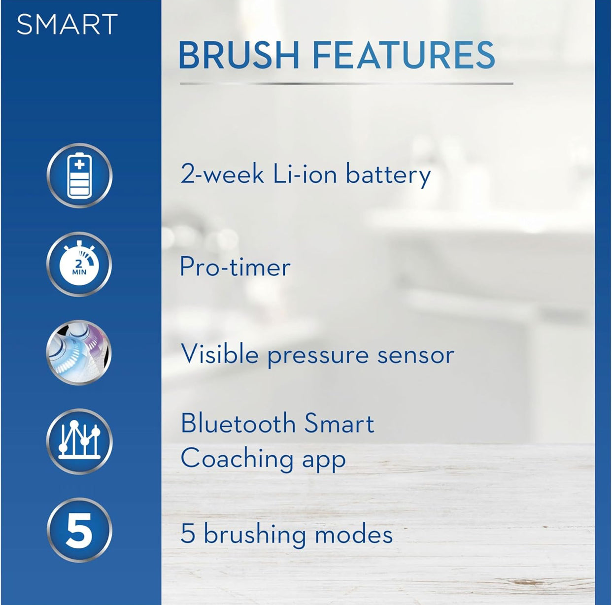 Oral-B Smart 6 Electric Toothbrushes Adults, App Connected Handle, 3 Toothbrush Heads & Travel Case, 5 Modes, Teeth Whitening, 2 Pin UK Plug, 6000N